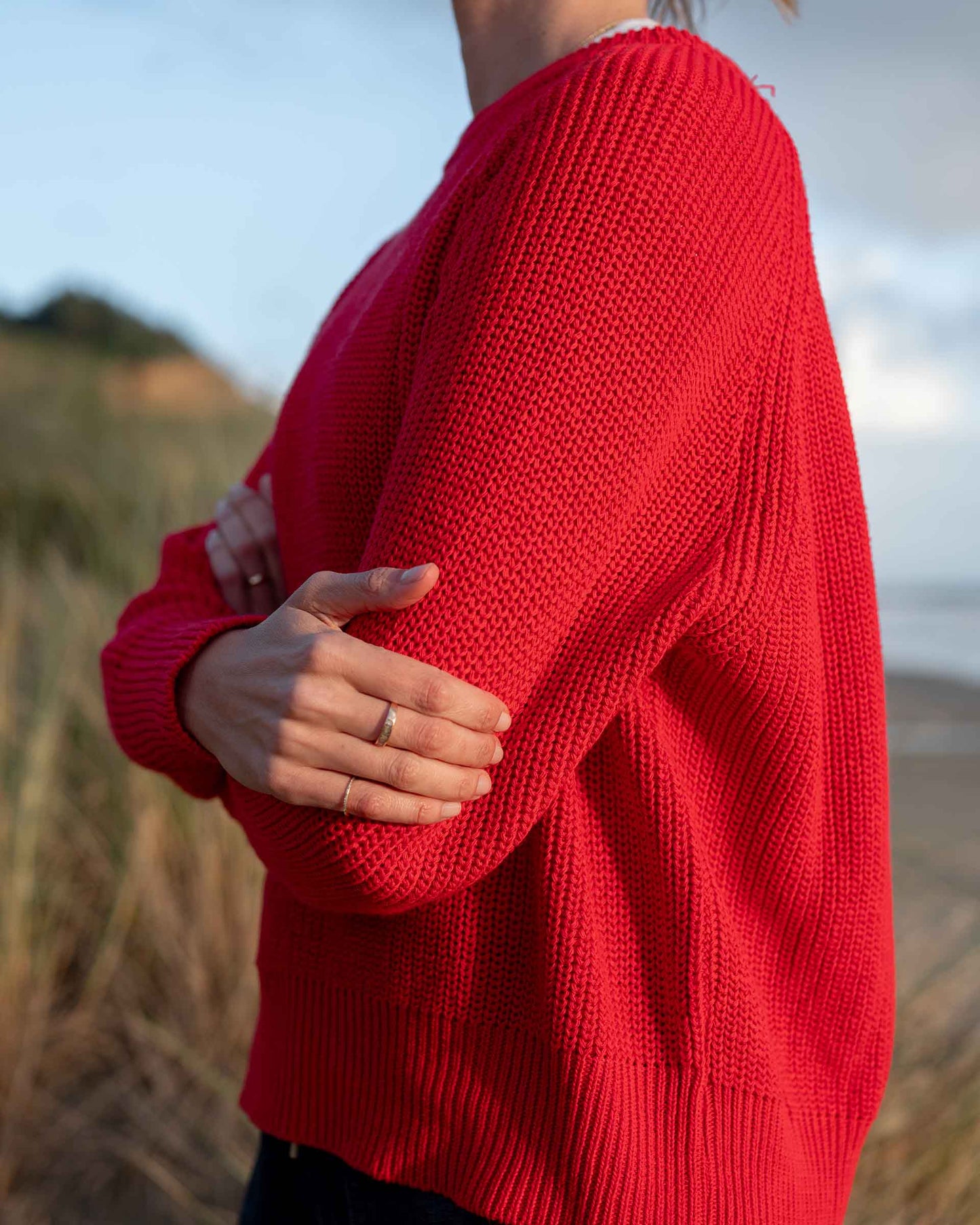 Salty Cotton Crewneck Sweater